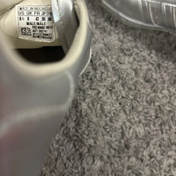 SUPERSTAR 80S 'METALLIC PACK - SILVER' pre-owned Men’s 8.5 - Picture 5 of 6